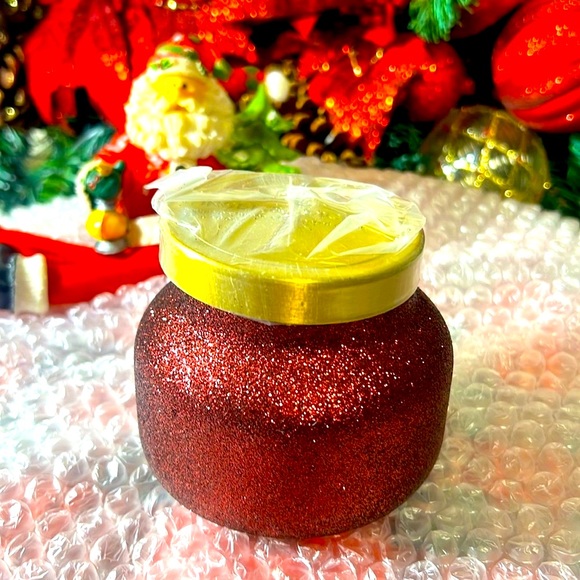 Capri Blue Tinsel & Spice Holiday Candle - Petite Glam Jar Candle - - Picture 6 of 12